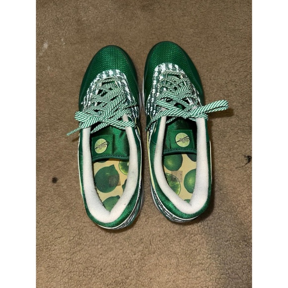 Nike Air Max 1 Premium Limeade Mens Size 12 - Picture 2 of 6
